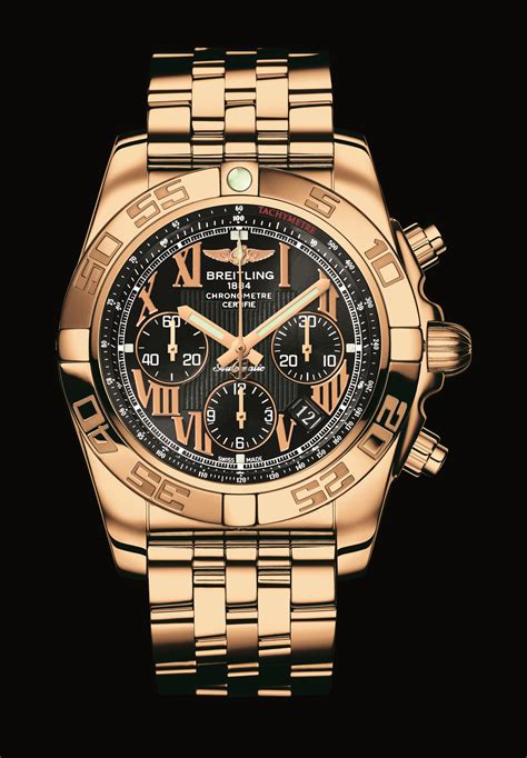 breitling chronomat rose gold